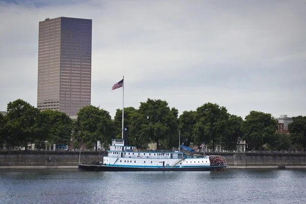 Portland Water Front Paddle Boat — Stock Photo, Image