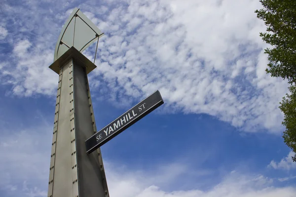 stock image Portland Oregon Street Sign