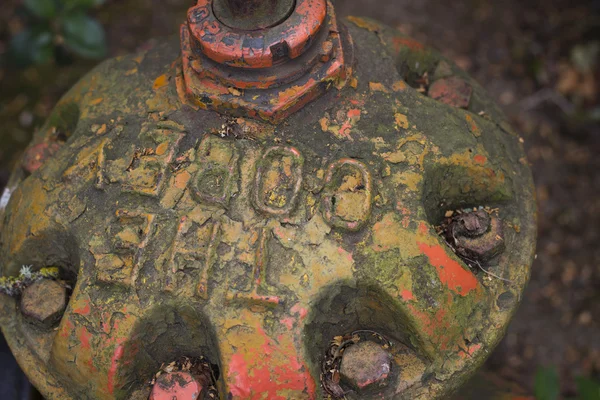 Stary cap fire hydrant — Zdjęcie stockowe