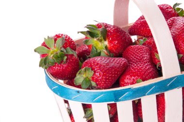 Strawberries in basket