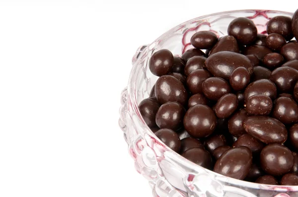 Raisins in chocolate — Stock Photo, Image