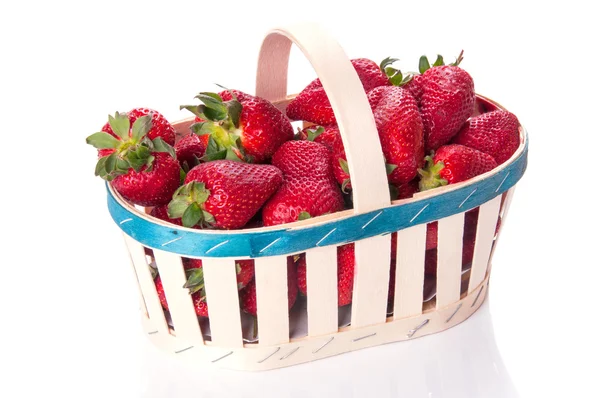 Strawberries in basket