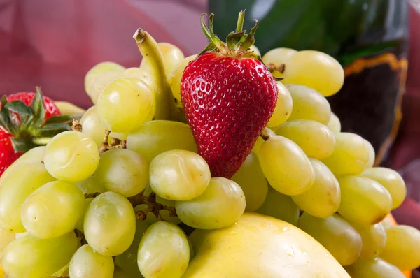 Frutas y Champán — Foto de Stock