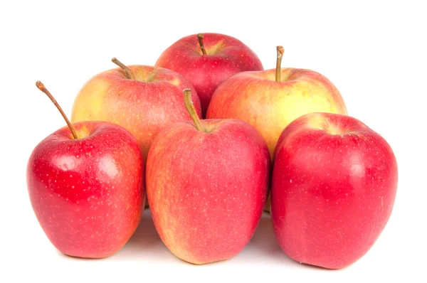 Fresh and juicy red apples — Stock Photo, Image