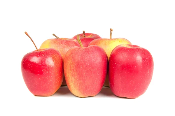 Fresh and juicy red apples — Stock Photo, Image