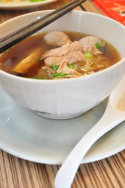 stock image Beef noodles.