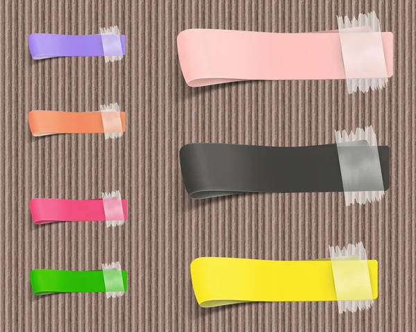 Ribbon templates designed in fresh — Stock Photo, Image