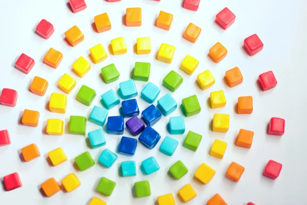 Cubes colorés — Photo