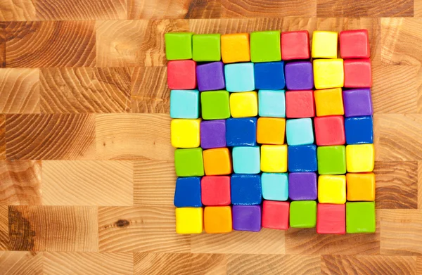 Cubos coloridos — Fotografia de Stock