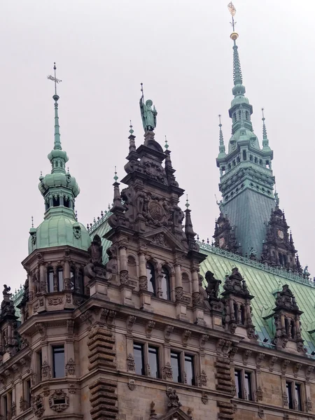 Hamburg 2012 - stadshuset — Stockfoto