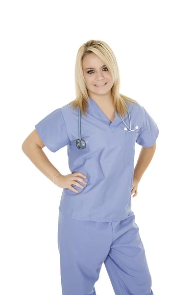 Enfermeira caucasiana — Fotografia de Stock