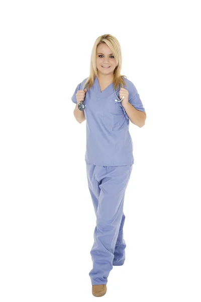 Enfermera caucásica — Foto de Stock