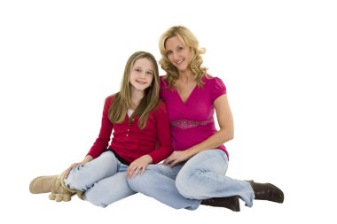 Mother And Daughter clipart