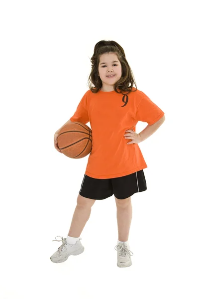 儿童篮球 — 图库照片