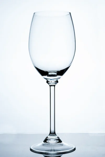 stock image Empty wine glass.