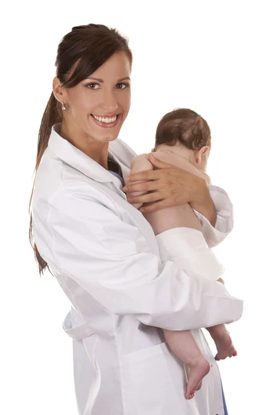 Ženský lékař a dítě — Stock fotografie