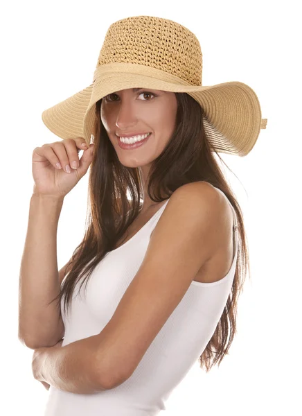 Woman in beach wear — Stock Photo, Image