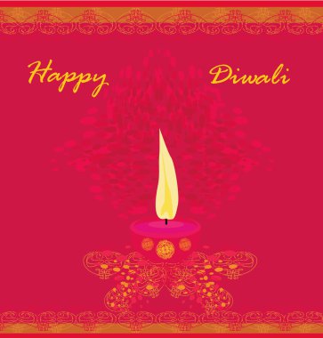 Abstract diwali celebration background, vector illustration clipart