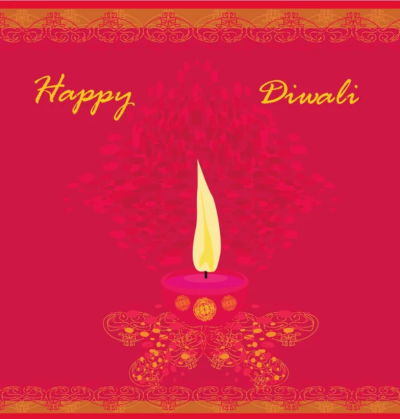Diwali庆祝背景，矢量图解 — 图库矢量图片