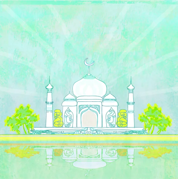 Cartão Ramadan Kareem, raster — Fotografia de Stock