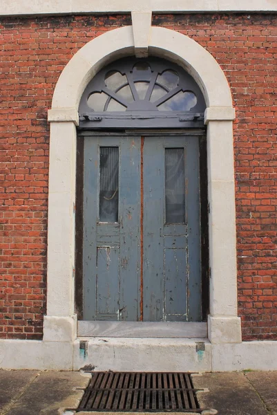 Porta vitoriana velha — Fotografia de Stock