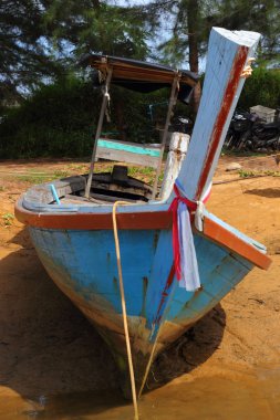 Tayland balıkçı tailboat