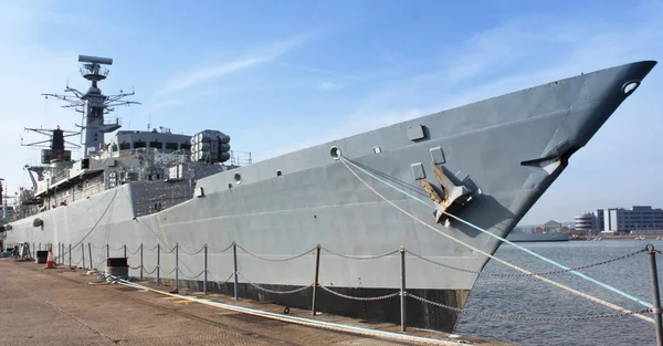 Altes Kriegsschiff — Stockfoto