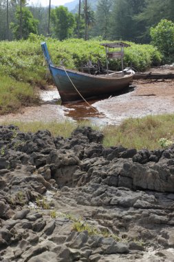 Tayland balıkçı tailboat