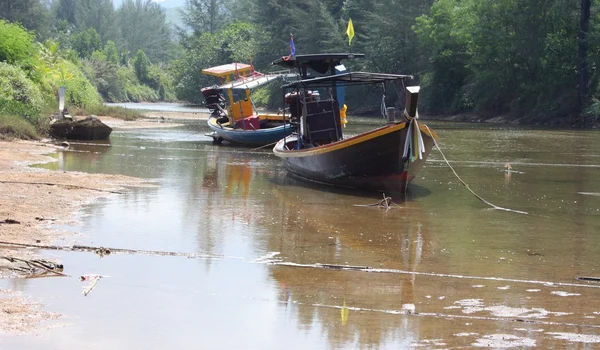 Fishing Tailboats of Thailand — Stock Photo, Image