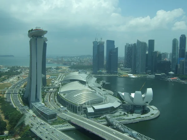 Singapur skypark bina — Stok fotoğraf