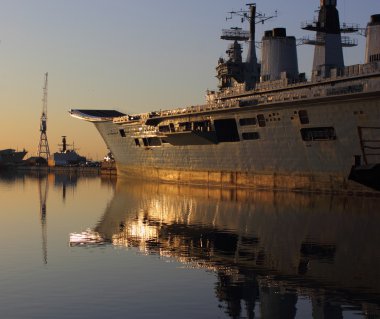 Ships reflection clipart