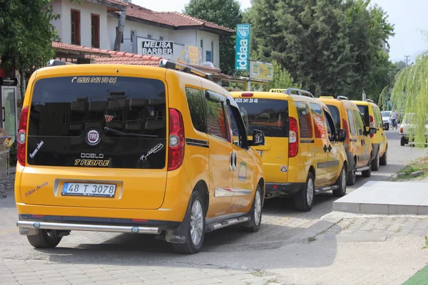Stazione dei taxi a Calis, Turchia — Foto Stock
