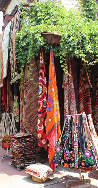 Kumaş & kumaş'ın Bazaarı — Stok fotoğraf