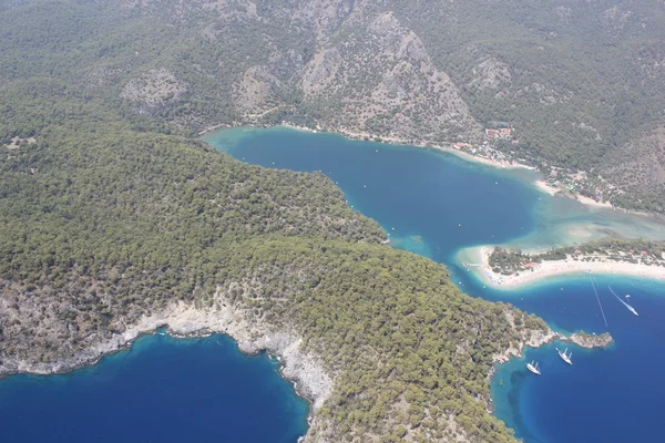 Blue lagoon at 0ludeniz, Turkey — Stock Photo, Image