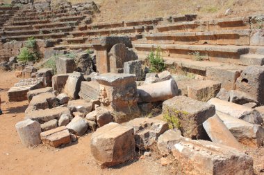 Telmessos theater at fethiye in Turkey clipart