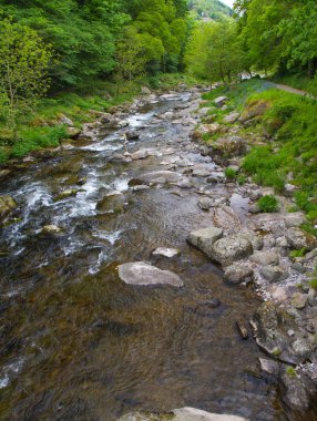 Watersmeet lynton ve Devon lynmouth yakınındaki