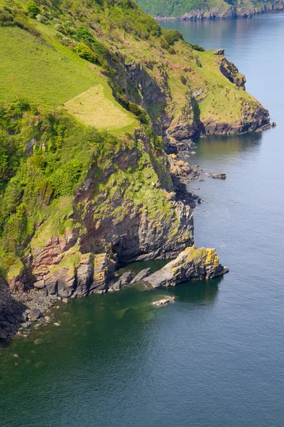 The North Devon coastline near Lynton Devon — Stock Photo, Image