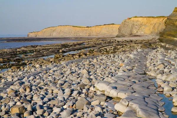 Kilve pláže a pobřeží v Somersetu — Stock fotografie