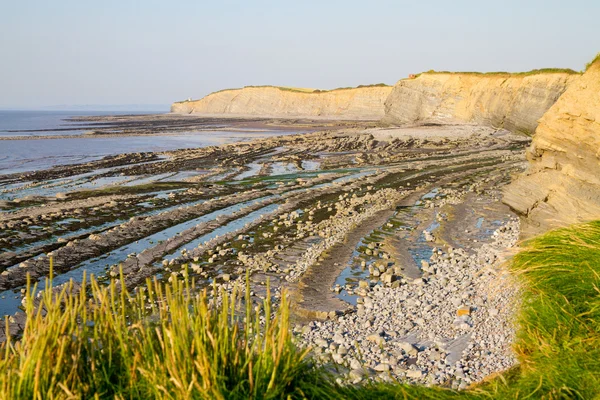 Kilve playa y costa en Somerset — Foto de Stock