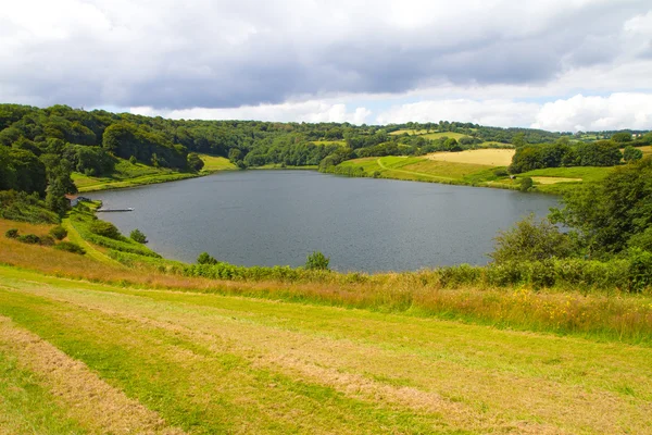 Clatworthy Reservoir in the Brendon Hills Exmoor Somerset — Stock Photo, Image