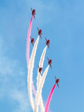 The Red Arrows Display team clipart