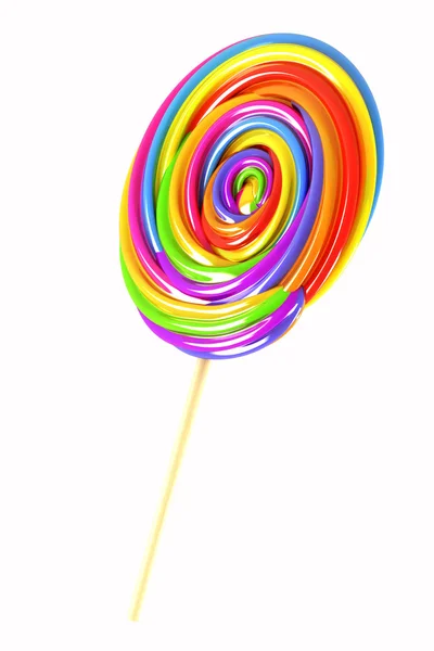 Kleurrijke snoep lolly — Stockfoto