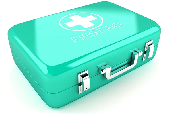Krabička první pomoci — Stock fotografie