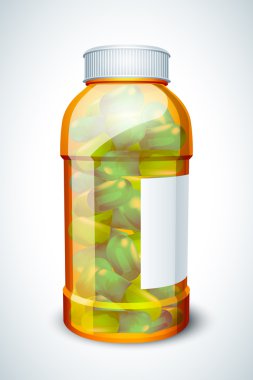 Capsule Bottle clipart