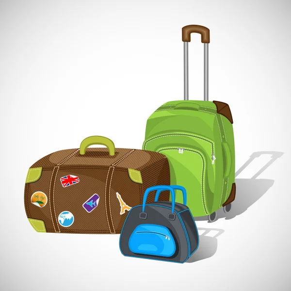 Cestovní taška — Stockový vektor