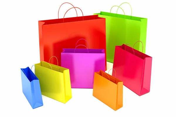 Colorful Shopping Bag — стоковое фото