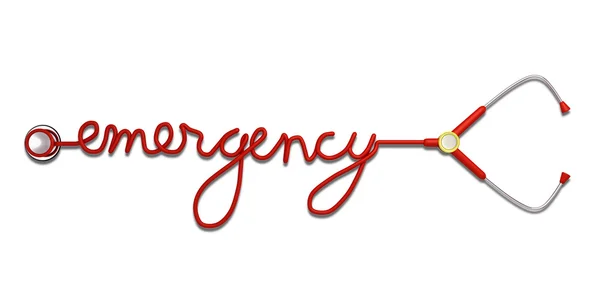 Emergency Stethoscope — Stock Photo, Image