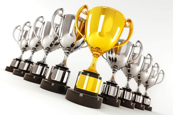 Gold and SilverTrophy — Stock Photo, Image