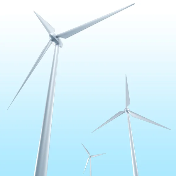 Ветряная турбина — стоковое фото