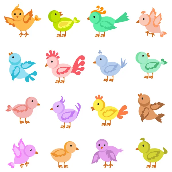 Färgglad fågel — Stock vektor